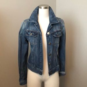 Jcrew denim stone wash jacket , small, see pics for details, very soft
